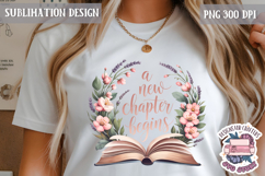 Spring Sublimation Design PNG Easter Flowers Quote Product Image 1