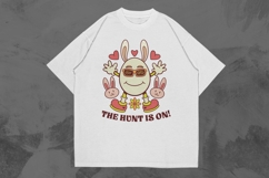 The Hunt is On Funny Easter T-shirt Design Product Image 1