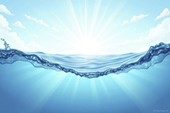 Ocean Waves Background Product Image 1