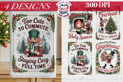 Christmas Vintage Nutcracker Clipart Sublimation 4 PNG Product Image 1