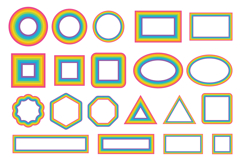 Rainbows and Clouds Clip Art Set Product Image 9
