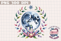 Celestial Magic Sublimation Design PNG Clipart Scrapbook Product Image 1