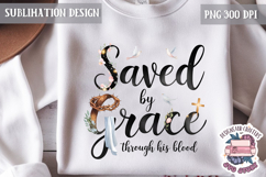 Easter Sublimation Quote Design PNG Religious Jesus Product Image 1