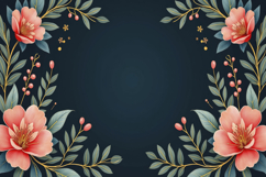 Floral Frame background Product Image 1