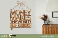 Laser Cut Decor. SVG Design. Motivational phrases 3d. Product Image 1