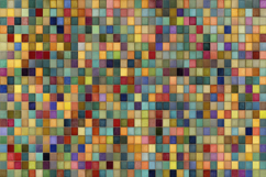 Colorful Square Mosaic Pattern Background Product Image 1