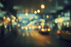 City Lights at Night Background Wallpaper Product Image 1