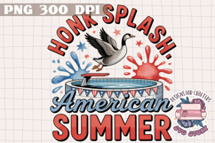 Retro Goose 4th of July PNG Sublimation - Independence Day Product Image 1