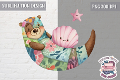 Cute Patchwork Animal Sublimation Design PNG kids t-shirt Product Image 1