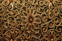 Decorative Floral Pattern Background Wallpaper Product Image 1