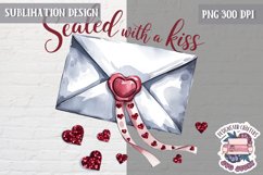 St Valentine’s Coquette Bow PNG Holidays Funny Watercolor Product Image 1