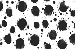 Grunge Ink Circles Texture Background Wallpaper Product Image 1