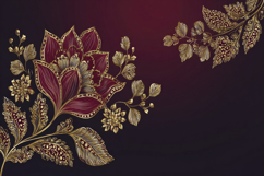 Flowers Pattern Background Wallpaper Product Image 1