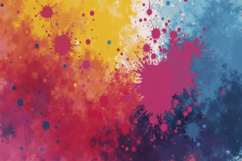 Paint Splatters and Ink Splashes Background Wallpaper Product Image 1