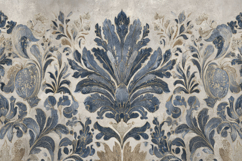 Traditional Style Damask Pattern Background Wallpaper Product Image 1