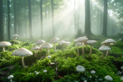 Magic Mushrooms Background Wallpaper Product Image 1