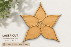 Layered Flower Laser Cut SVG Product Image 1