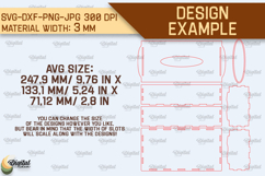 Tissue Wooden Box Laser Cut. Decorative Tissue Box SVG Product Image 3