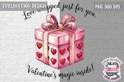 St Valentine’s Coquette Bow PNG Holidays Funny Watercolor Product Image 1