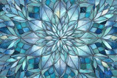 Symmetrical Kaleidoscope Pattern Background Product Image 1