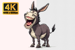 Laughing Donkey Transparent PNG Product Image 1