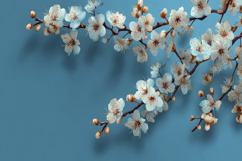 Cherry Blossoms Background Wallpaper Product Image 1