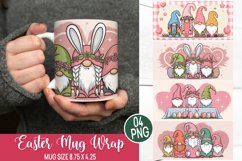 Easter Mug Wrap Design - Easter Gnome Sublimation Product Image 1