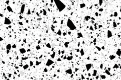 Black And White Terrazzo Pattern Background Product Image 1