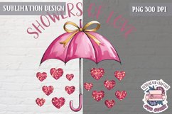 St Valentine’s Coquette Bow PNG Holidays Funny Watercolor Product Image 1