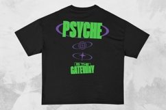 Psyche is the Gateway Streetwear Typography T-shirt Design Product Image 1