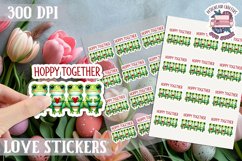 Love sticker Sheet Valentine Day Cute Animals Quote PNG Product Image 1