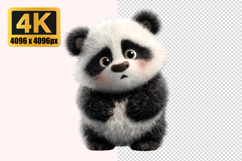 Cute Baby Panda Transparent PNG Product Image 1