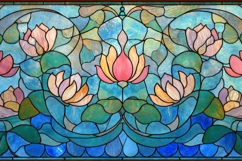 Stained Glass Lotus Product Image 1