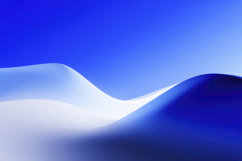 Abstract Blue Waves Background Wallpaper Product Image 1