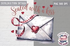 St Valentine’s Coquette Bow PNG Holidays Funny Watercolor Product Image 1