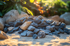 Crushed Stone Background Wallpaper Product Image 1