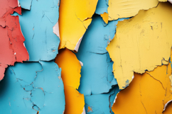 Colorful Torn Paper Background Wallpaper Product Image 1