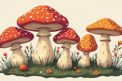 Magical Mushroom Background Product Image 1
