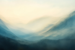 Misty Mountain Landscape Background Wallpaper Product Image 1