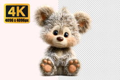 Cute Bear Transparent PNG Product Image 1