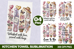 Mother&#039;s Day Kitchen Towel - Mother&#039;s Day Sublimation PNG Product Image 1