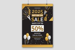 New Year Sale Flyer Template Product Image 1