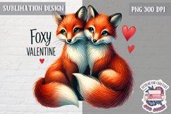 Valentine Love Animals Cute Quote Sublimation Design PNG Product Image 1