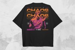 Chaos Streetwear PNG T-shirt Design Product Image 1