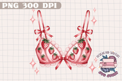 Strawberry berries PNG Sublimation Picnic Summer Product Image 1