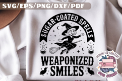 Halloween Witch Quote black and white SVG Funny PNG Sarcasm Product Image 1