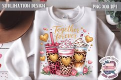 Valentine Quote Symbol Love Sublimation Design PNG Heart Product Image 1