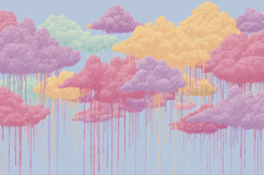 Colorful Clouds Background Product Image 1