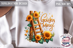 SunFlowers Clipart Sublimation Bundle 28 PNG Motivational Product Image 11