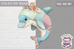 Cute Patchwork Animal Sublimation Design PNG kids t-shirt Product Image 1